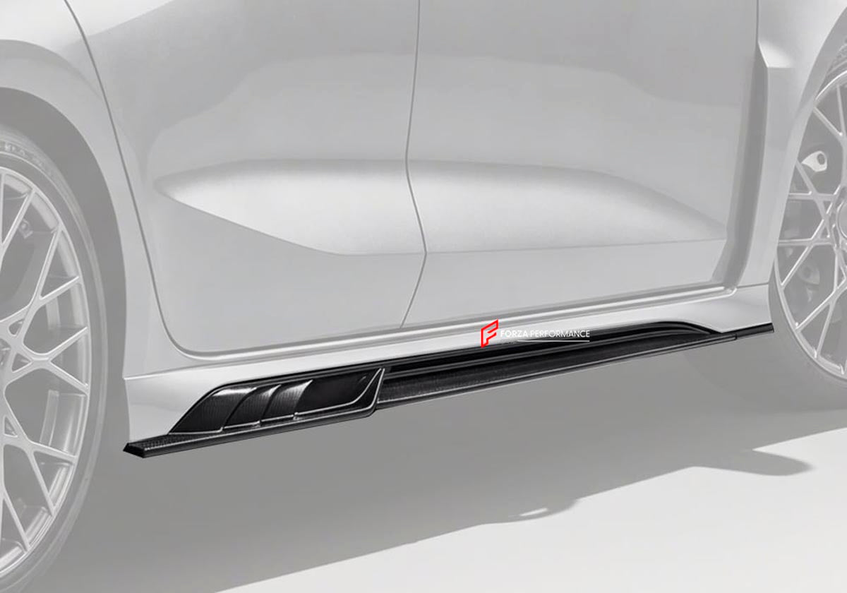 DRY CARBON FIBER SIDE SKIRTS for AUDI RS3 8Y FACELIFT 2025+
Set includes:

Side Skirts
Material: Dry Carbon

NOTE: Professional installation is required.