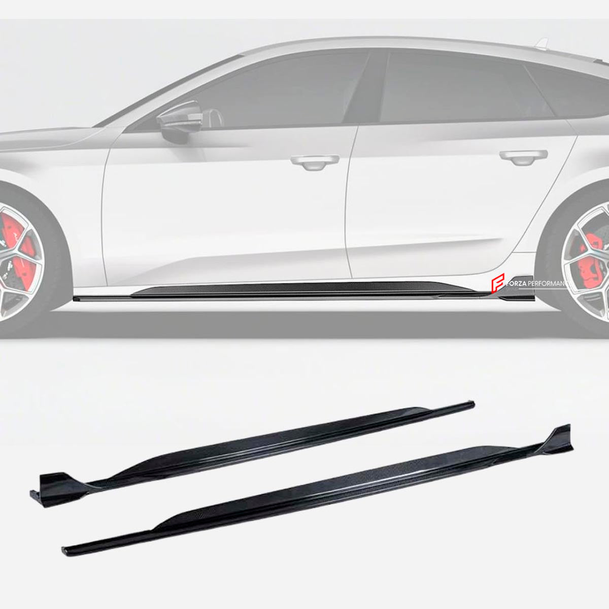 DRY CARBON FIBER SIDE SKIRTS for AUDI RS7 C8 2020 - 2023
Set includes:

Side Skirts
Material: Dry Carbon

NOTE: Professional installation is required.