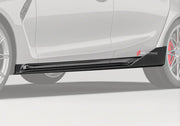 DRY CARBON FIBER SIDE SKIRTS for BMW M3 G80 2021+
Set includes:

Side Skirts
Material: Dry Carbon

NOTE: Professional installation is required.