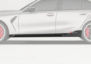 DRY CARBON FIBER SIDE SKIRTS for BMW M3 G80 2021+
Set includes:

Side Skirts
Material: Dry Carbon

NOTE: Professional installation is required.