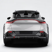 DRY CARBON FIBER WIDE BODY KIT for ASTON MARTIN DBX 2020+
Set includes:

Fender Flares
Front Lip
Hood Vents
Rear Diffuser
Rear Spoiler
Roof Spoiler
Side Skirts
Tailgate Trim Panel
Material: Dry Carbon

NOTE: Professional installation is required.