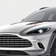 DRY CARBON FIBER WIDE BODY KIT for ASTON MARTIN DBX 2020+
Set includes:

Fender Flares
Front Lip
Hood Vents
Rear Diffuser
Rear Spoiler
Roof Spoiler
Side Skirts
Tailgate Trim Panel
Material: Dry Carbon

NOTE: Professional installation is required.