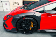 AUTHENTIC DARWIN PRO DRY CARBON FIBER WIDE BODY KIT for LAMBORGHINI HURACAN LP610 LP580 EVO 2015 - 2022  Set includes:  Front Bumper Side Fenders Fender Flares Fender Add-ons Side Skirts Rear Bumper