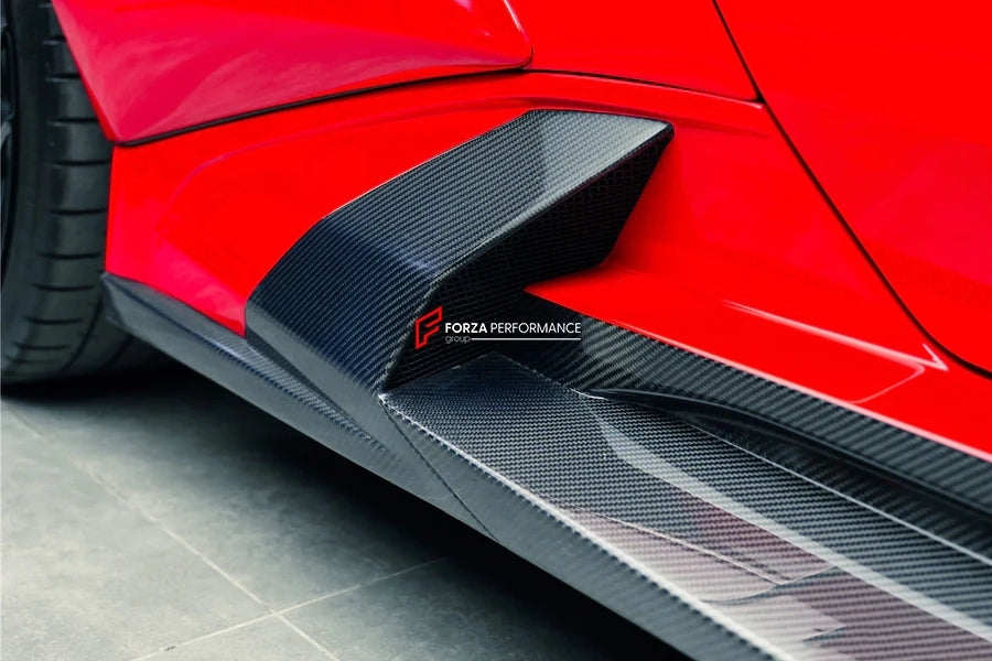 AUTHENTIC DARWIN PRO DRY CARBON FIBER WIDE BODY KIT for LAMBORGHINI HURACAN LP610 LP580 EVO 2015 - 2022  Set includes:  Front Bumper Side Fenders Fender Flares Fender Add-ons Side Skirts Rear Bumper