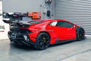 AUTHENTIC DARWIN PRO DRY CARBON FIBER WIDE BODY KIT for LAMBORGHINI HURACAN LP610 LP580 EVO 2015 - 2022  Set includes:  Front Bumper Side Fenders Fender Flares Fender Add-ons Side Skirts Rear Bumper