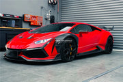 AUTHENTIC DARWIN PRO DRY CARBON FIBER WIDE BODY KIT for LAMBORGHINI HURACAN LP610 LP580 EVO 2015 - 2022  Set includes:  Front Bumper Side Fenders Fender Flares Fender Add-ons Side Skirts Rear Bumper