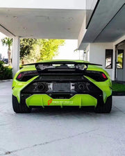 DRY CARBON FIBER WIDE BODY KIT for LAMBORGHINI HURACAN LP610 LP580 EVO 2015 - 2022  Set includes:  Front Bumper Front Hood/Bonnet Rear Spoiler Rear Bumper Rear Engine Cover Exhaust Tips
