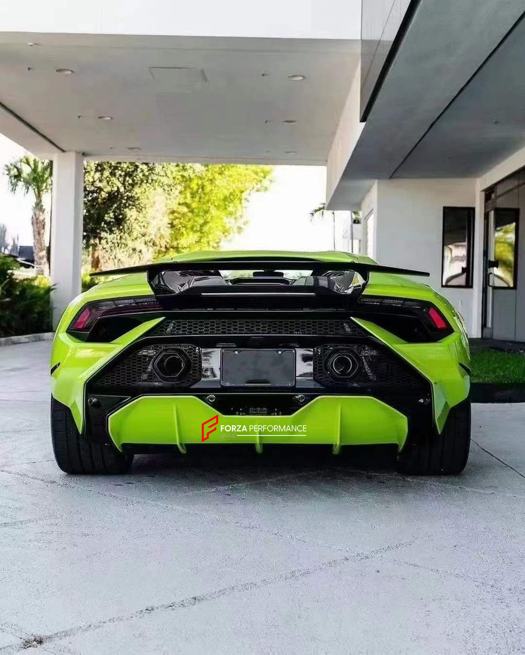 DRY CARBON FIBER WIDE BODY KIT for LAMBORGHINI HURACAN LP610 LP580 EVO 2015 - 2022  Set includes:  Front Bumper Front Hood/Bonnet Rear Spoiler Rear Bumper Rear Engine Cover Exhaust Tips