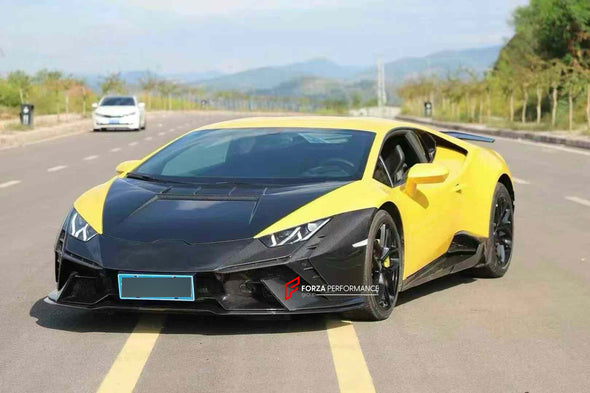 DRY CARBON FIBER WIDE BODY KIT for LAMBORGHINI HURACAN LP610 LP580 EVO 2015 - 2022

Set includes:

Front Bumper
Front Hood/Bonnet

Rear Spoiler
Rear Bumper
Rear Engine Cover
Exhaust Tips

Material: Dry Carbon Fiber

NOTE: Professional installation is required

Payment ►
Visa
Mastercard
PayPal with a credit card (add 4.4% at checkout)
Payoneer
Cryptocurrency
Shipment ►
By express DHL/UPS/TNT/FedEx
To the local international airport
Special line by air
Special line by the sea
To Europe and the UK by train

Pl