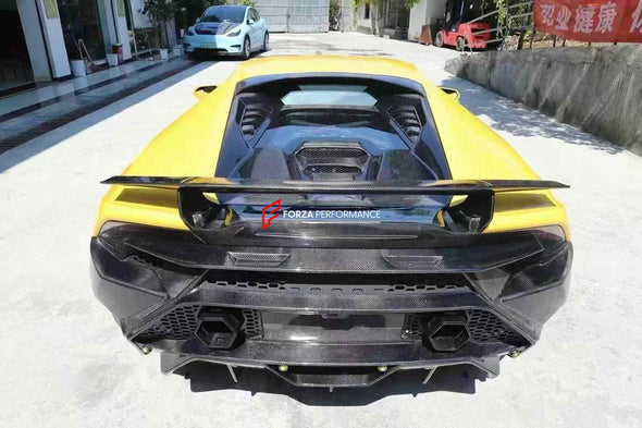 DRY CARBON FIBER WIDE BODY KIT for LAMBORGHINI HURACAN LP610 LP580 EVO 2015 - 2022

Set includes:

Front Bumper
Front Hood/Bonnet

Rear Spoiler
Rear Bumper
Rear Engine Cover
Exhaust Tips

Material: Dry Carbon Fiber

NOTE: Professional installation is required

Payment ►
Visa
Mastercard
PayPal with a credit card (add 4.4% at checkout)
Payoneer
Cryptocurrency
Shipment ►
By express DHL/UPS/TNT/FedEx
To the local international airport
Special line by air
Special line by the sea
To Europe and the UK by train

Pl