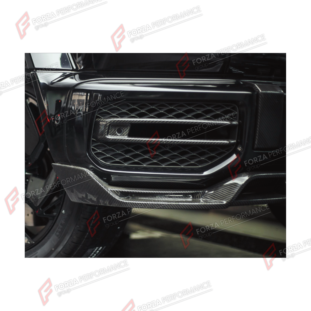 DRY CARBON FOG LIGHT COVERS for MERCEDES-BENZ G-CLASS W464 G63 2019 - 2024

Set includes:
Fog Light Covers

Material: Dry Carbon

NOTE: Professional installation is required.