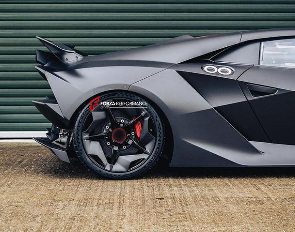 DRY CARBON FORGED WHEELS OF LAMBORGHINI SESTO ELEMENTO V2