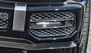 DRY CARBON Front Bumber Air Vents for Mercedes Benz W464 G63 2018 - 2024
Set includes:

Front Bumber Air Vents
Led Lights
Material: Dry Carbon

NOTE: Professional installation is required.
