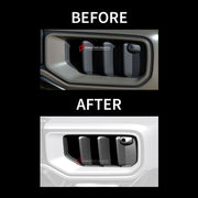 DRY CARBON FRONT BUMPER GRILLES for MERCEDES BENZ G CLASS W465 G450 G350 G500 G550 AMG G63 2024+


Set includes:
Air Vent Cover

Material: Carbon Fiber

NOTE: Professional installation is required.