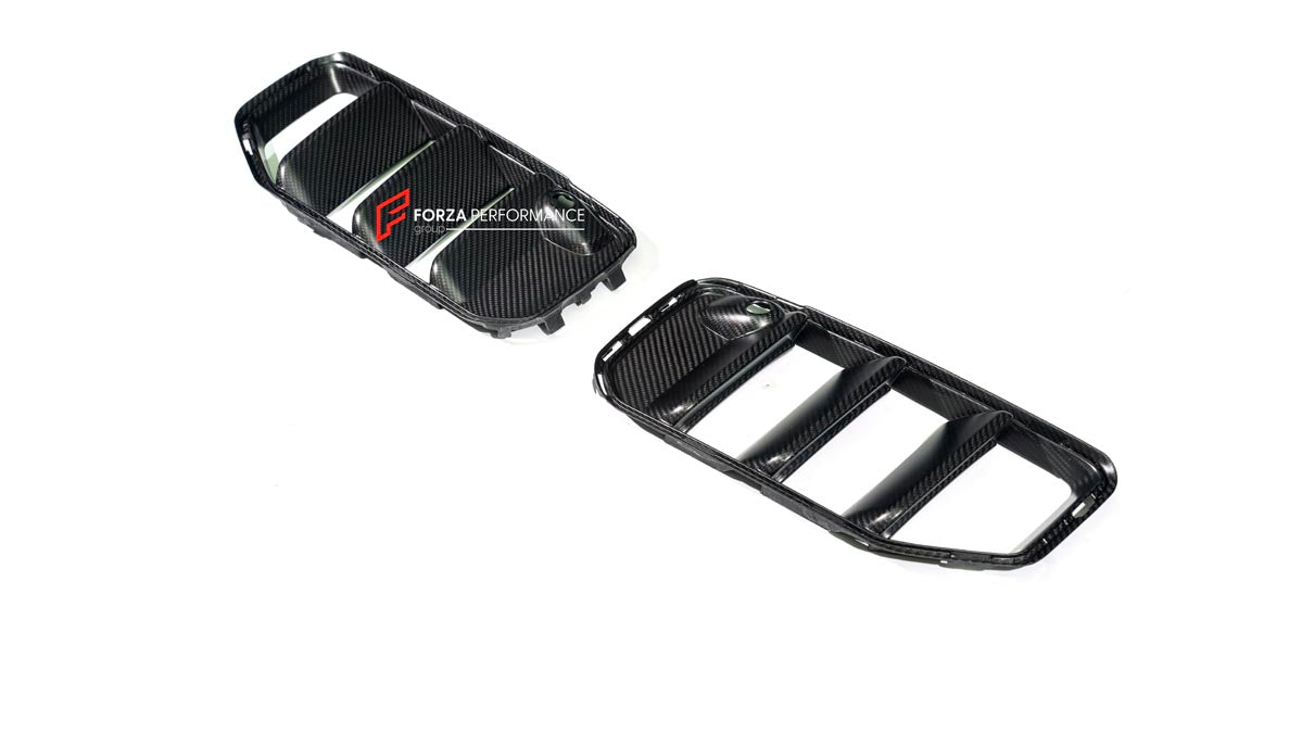 DRY CARBON FRONT BUMPER GRILLES for MERCEDES BENZ G CLASS W465 G450 G350 G500 G550 AMG G63 2024+


Set includes:
Air Vent Cover

Material: Carbon Fiber

NOTE: Professional installation is required.