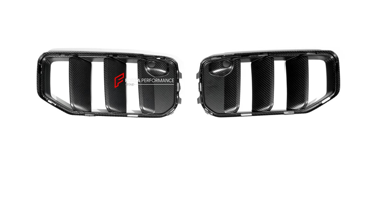 DRY CARBON FRONT BUMPER GRILLES for MERCEDES BENZ G CLASS W465 G450 G3