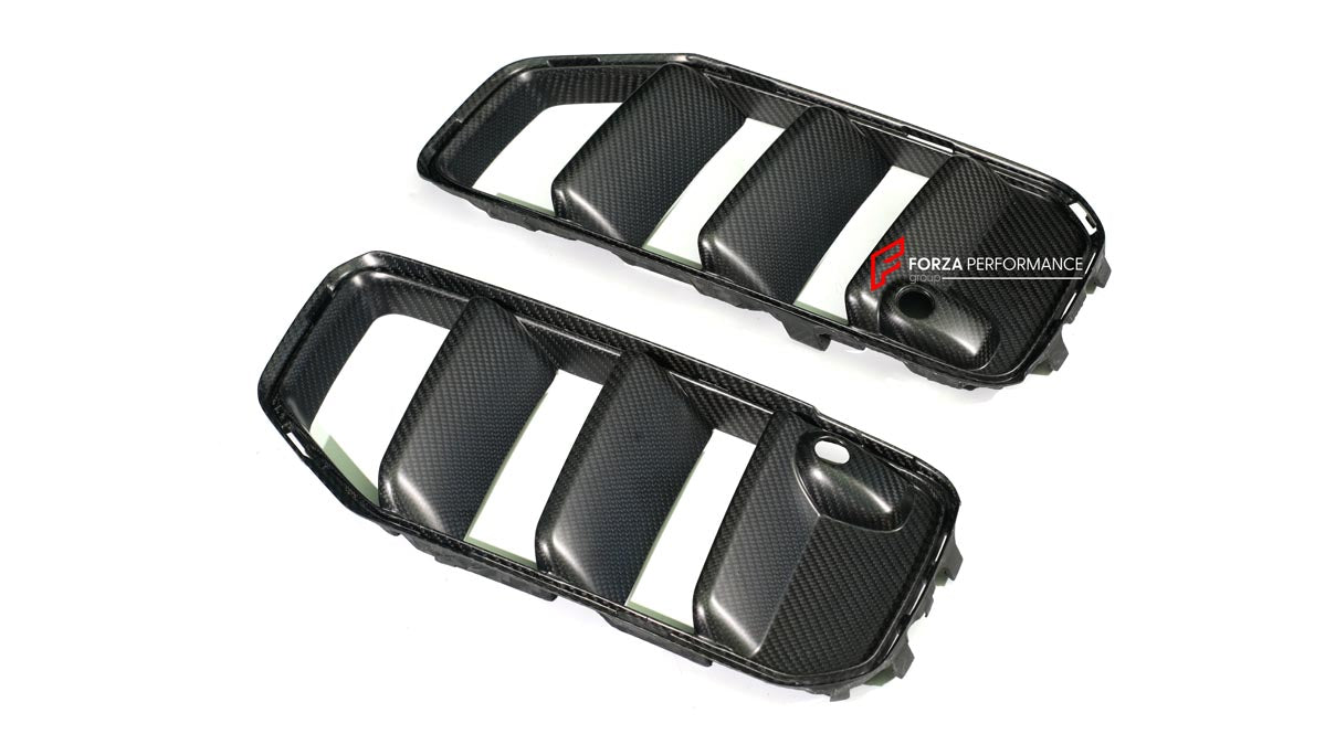 DRY CARBON FRONT BUMPER GRILLES for MERCEDES BENZ G CLASS W465 G450 G350 G500 G550 AMG G63 2024+


Set includes:
Air Vent Cover

Material: Carbon Fiber

NOTE: Professional installation is required.