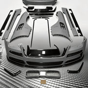 DRY CARBON FRONT BUMPER AIR VENT COVERS for ROLLS-ROYCE WRAITH 2013 - 2023 FORZA PERFORMANCE custom fit Mansory Style

Set includes:
Front Bumper Air Vent Covers

Material: Dry Carbon

NOTE: Professional installation is required.