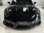 DRY CARBON FRONT BUMPER AIR VENTS for PORSCHE 911 992 TURBO S
