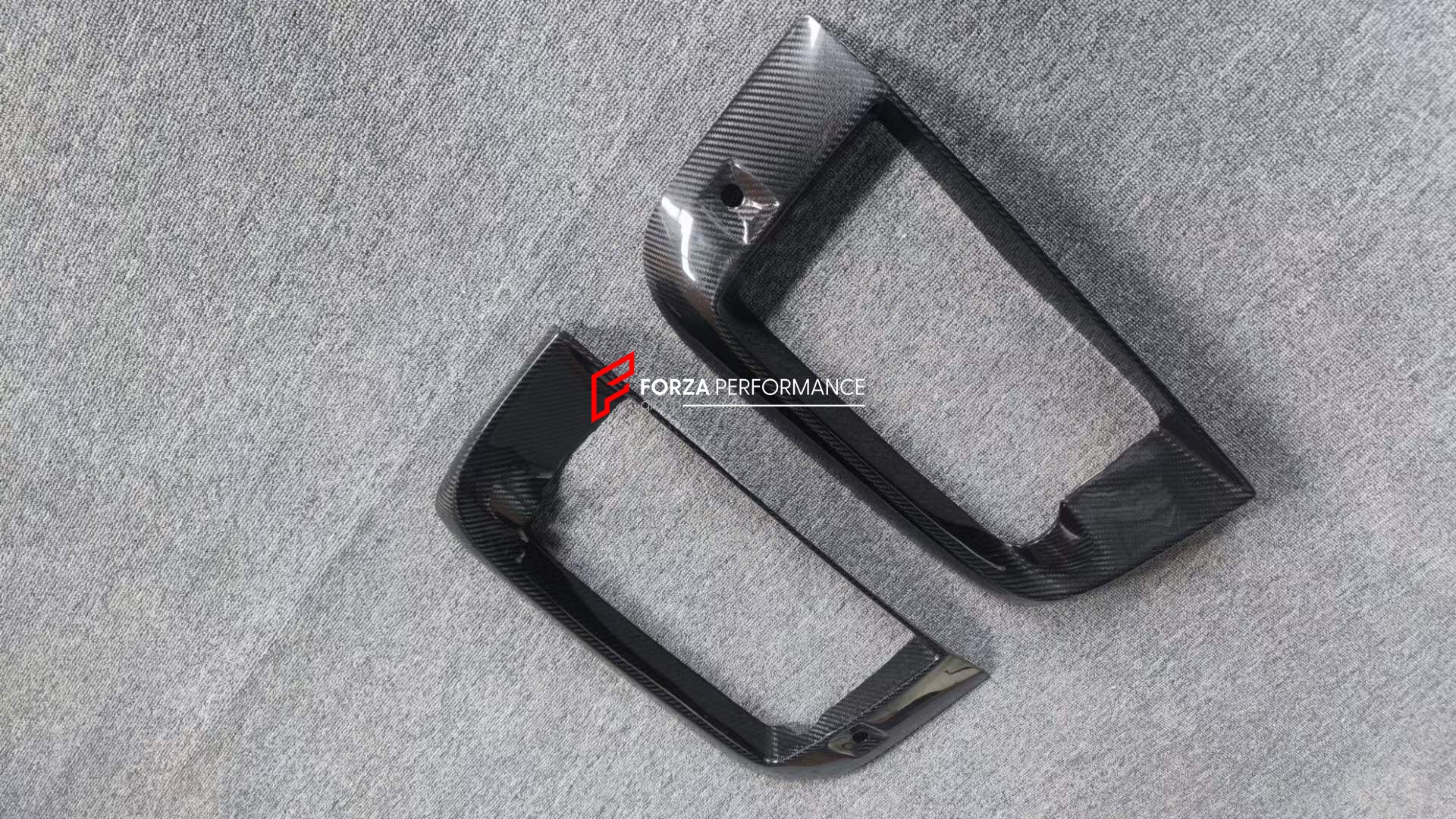 DRY CARBON FRONT BUMPER AIR VENTS for PORSCHE 911 992 TURBO S