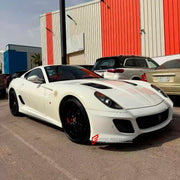DRY CARBON FRONT BUMPER and FRONT LIP for FERRARI 599 GTB 2006 - 2012 upgrade to 599 GTO