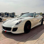 DRY CARBON FRONT BUMPER and FRONT LIP for FERRARI 599 GTB 2006 - 2012 upgrade to 599 GTO