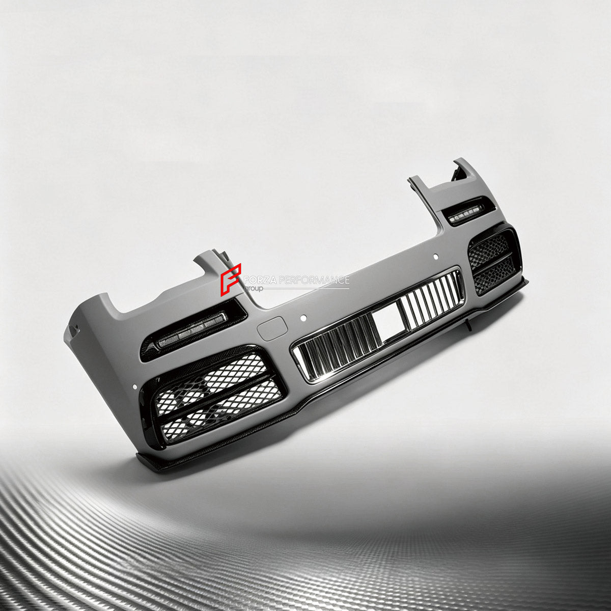 DRY CARBON FRONT BUMPER ASSEMBLY for ROLLS-ROYCE WRAITH 2013 - 2023 FORZA PERFORMANCE custom fit Mansory Style

Set includes:
Front Bumper Assembly

Material: Dry Carbon

NOTE: Professional installation is required.