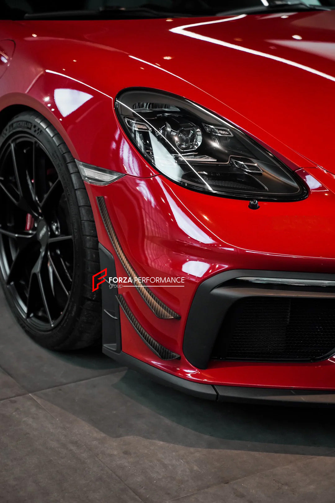 DRY CARBON FRONT BUMPER CANARDS for PORSCHE 718 982 GT4 2016+

Set includes:

Front Bumper Canards

Material: Dry Carbon

Note: Professional installation is required