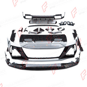 DRY CARBON FRONT BUMPER for AUDI RS6 AVANT C8 2019 - 2023 FORZA PERFORMANCE custom fit Mansory Style

Set includes:
Front Bumper

Material: Dry Carbon

NOTE: Professional installation is required.