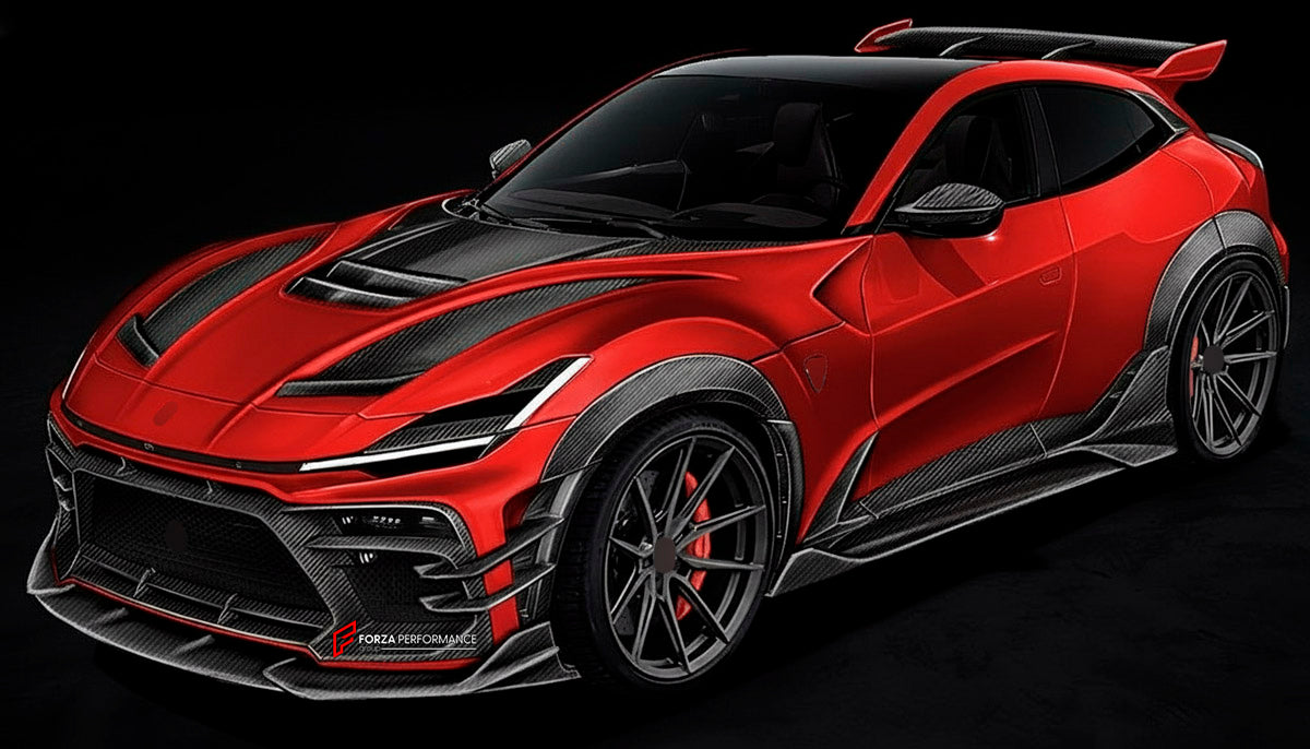 DRY CARBON FRONT BUMPER for FERRARI PUROSANGUE 2023+ FORZA PERFORMANCE Keyvany
Set includes:

Front Bumper
Material: Dry Carbon

NOTE: Professional installation is required.