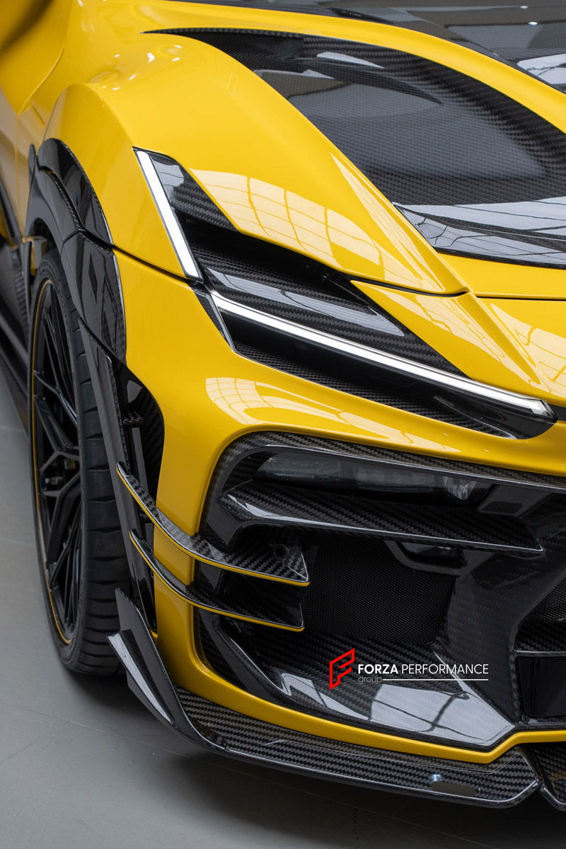 DRY CARBON FRONT BUMPER for FERRARI PUROSANGUE 2023+ FORZA PERFORMANCE Keyvany
Set includes:

Front Bumper
Material: Dry Carbon

NOTE: Professional installation is required.