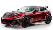 DRY CARBON FRONT BUMPER for FERRARI PUROSANGUE 2023+ FORZA PERFORMANCE Mansory
Set includes:

Front Bumper
Material: Dry Carbon

NOTE: Professional installation is required.