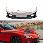DRY CARBON FRONT BUMPER for FERRARI ROMA 2020+ FORZA PERFORMANCE custom fit Mansory Style

Set includes:
Front Bumper

Material: Dry Carbon

NOTE: Professional installation is required.
