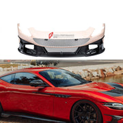 DRY CARBON FRONT BUMPER for FERRARI ROMA 2020+ FORZA PERFORMANCE custom fit Mansory Style

Set includes:
Front Bumper

Material: Dry Carbon

NOTE: Professional installation is required.