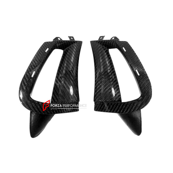 DRY CARBON FRONT BUMPER SIDE AIR INLET for MCLAREN 720 S 765LT

Set includes:

Front Bumper Air Inlets

Material: Carbon Fiber

Note: Professional installation is required

CONTACT US FOR PRICING