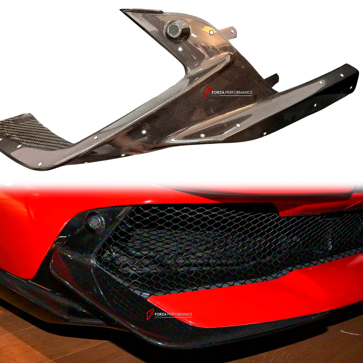 Dry Carbon Front Bumper Splitter for Ferrari 849 Testarossa 2026+
Set includes:

Front Bumper Splitter
Material: Dry Carbon

NOTE: Professional installation is required.