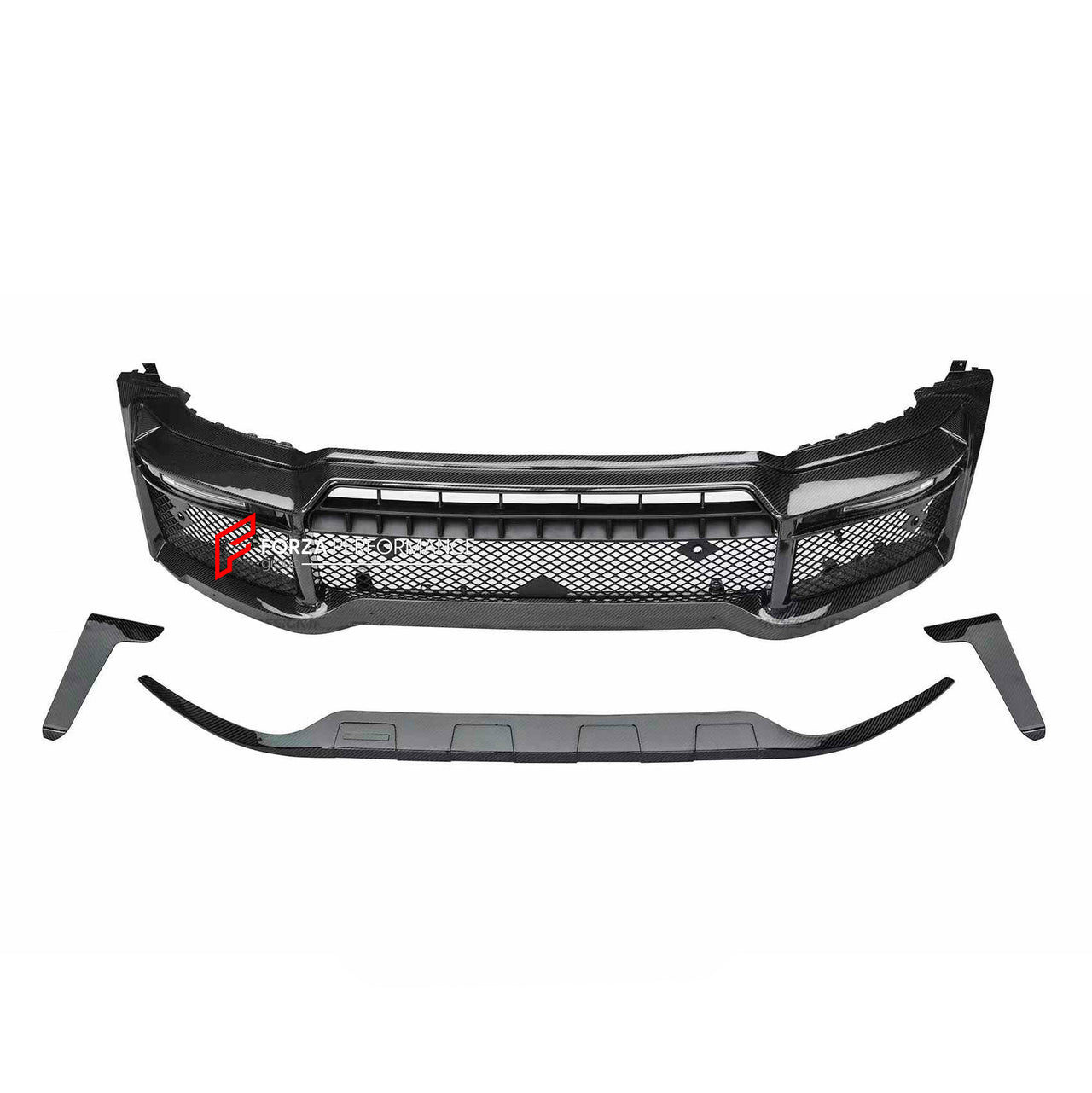 DRY CARBON FRONT BUMPER WITH LIP for MERCEDES BENZ AMG G63 W465 G350 G500 G550 AMG G63 2024+

Set includes:

Front Lip
Front Bumper

Material: Dry carbon

NOTE: Professional installation is required