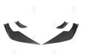 DRY CARBON FRONT CANARDS for BMW M3 G80 2021+ VS Style
Set includes:

Front Canards
Material: Dry Carbon

NOTE: For G80 M3 only. Add-on type - installs over the original part. Professional installation is required.