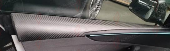 DRY CARBON FRONT DOOR PANELS for TESLA MODEL Y JUNIPER 2025+