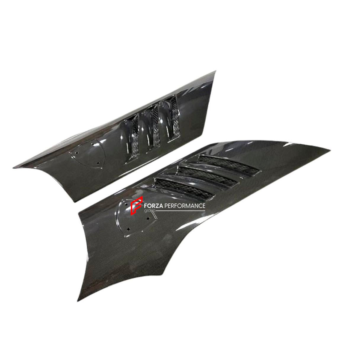 DRY CARBON FRONT FENDER VENTS for FERRARI F12 BERLINETTA 2012 - 2017
Set includes:

Front Fender Vents
Material: Dry Carbon

NOTE: Professional installation is required.