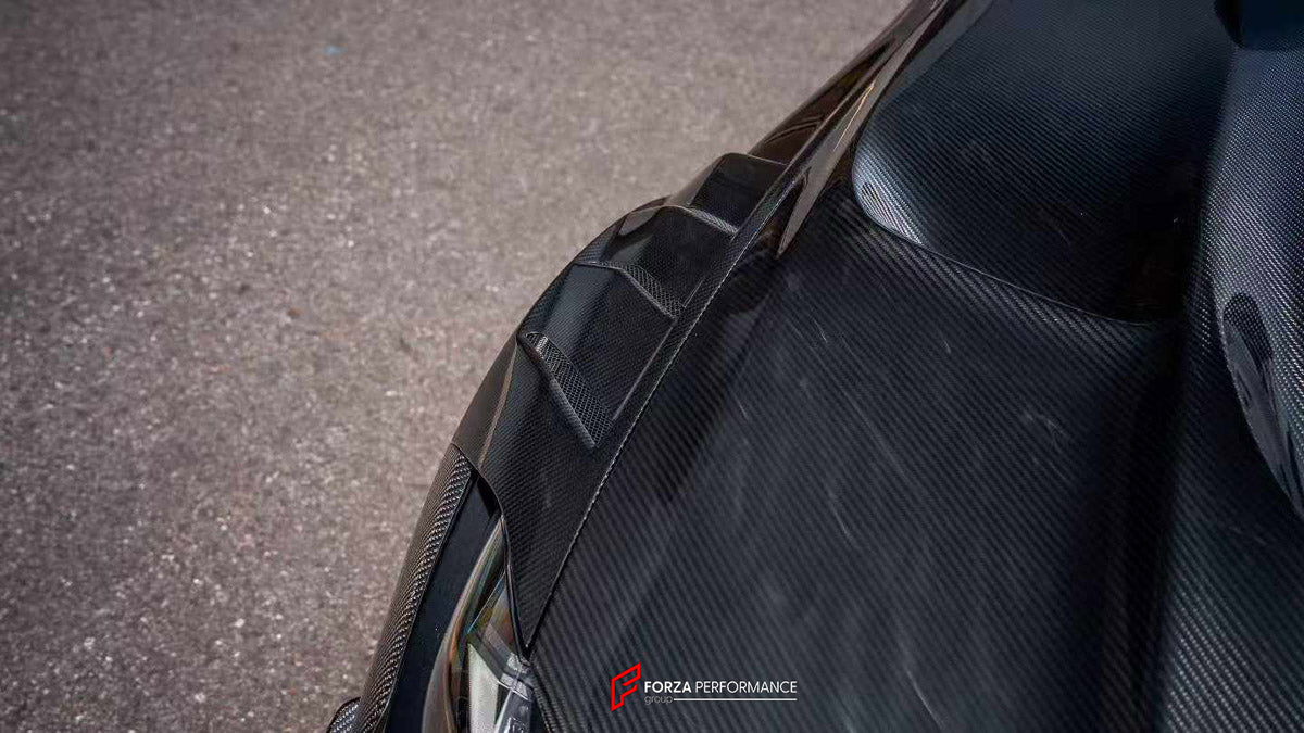 DRY CARBON FRONT FENDERS AND HOOD BONNET for BMW M3 G80 2020+

Set includes:
Hood Bonnet
Front Fenders

Material: Dry Carbon, Tempered Glass

NOTE: Professional installation is required.