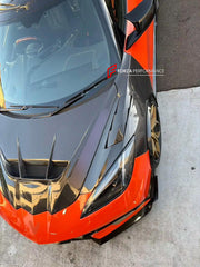 DRY CARBON FRONT FENDERS for CHEVROLET CORVETTE C8 STINGRAY Z06 2020+ FORZA PERFORMANCE custom fit PM Design Style

Set includes:
Front Fenders

Material: Dry Carbon

NOTE: Professional installation is required.