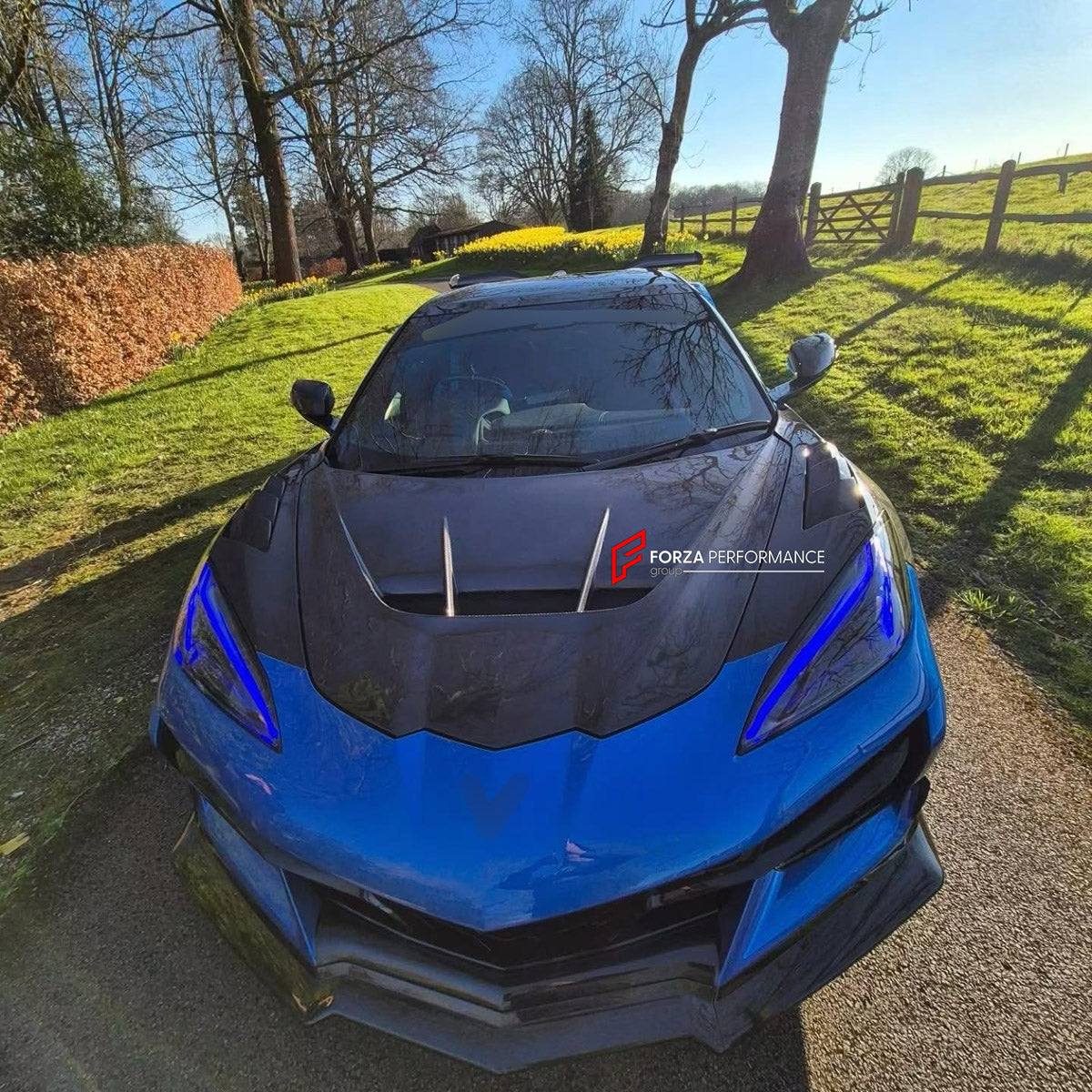 DRY CARBON FRONT FENDERS for CHEVROLET CORVETTE C8 STINGRAY Z06 2020+ FORZA PERFORMANCE custom fit PM Design Style

Set includes:
Front Fenders

Material: Dry Carbon

NOTE: Professional installation is required.
