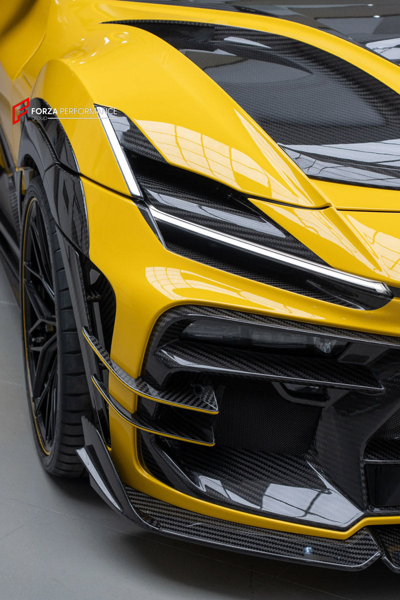 DRY CARBON FRONT FENDERS for FERRARI PUROSANGUE 2023+ FORZA PERFORMANCE Keyvany
Set includes:

Front Fenders
Material: Dry Carbon

NOTE: Professional installation is required.