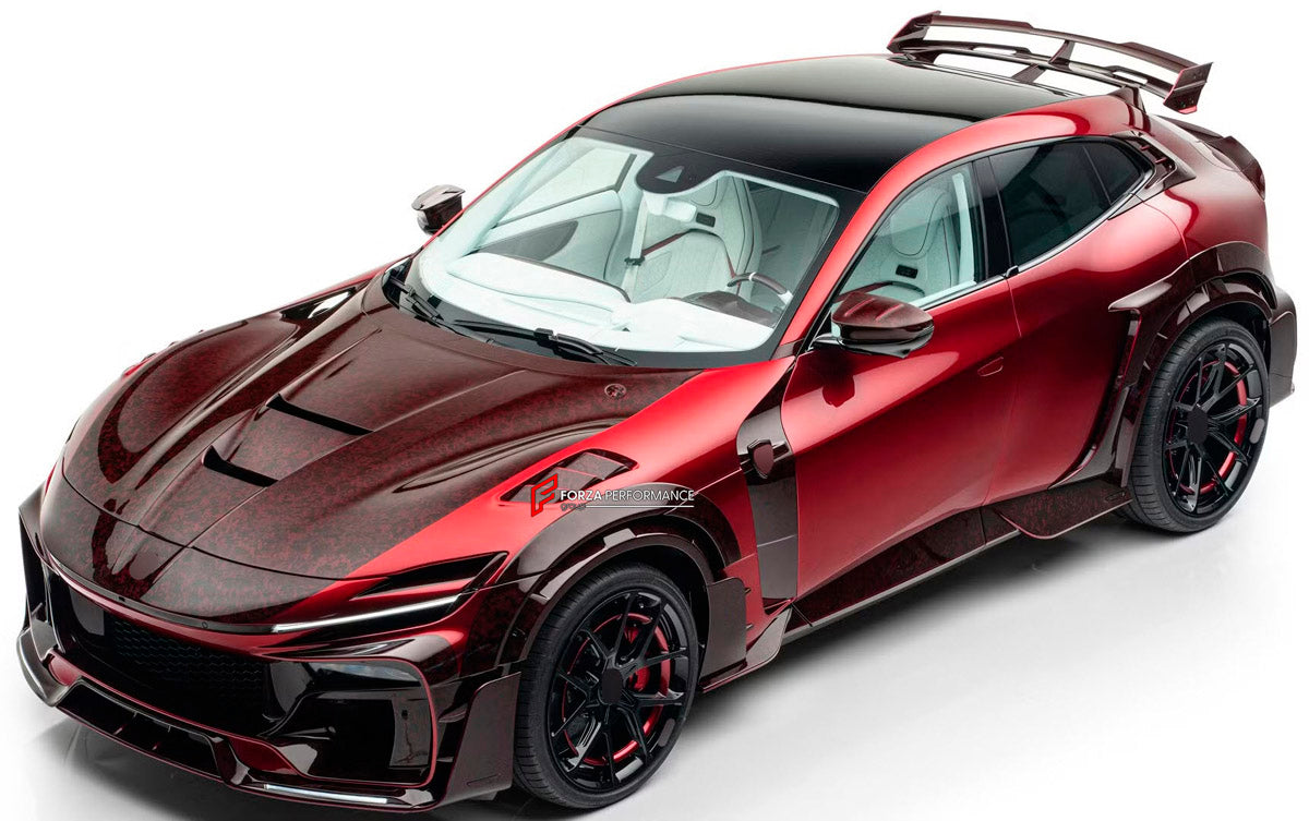 DRY CARBON FRONT FENDERS for FERRARI PUROSANGUE 2023+ FORZA PERFORMANCE Mansory
Set includes:

Front Fenders
Material: Dry Carbon

NOTE: Professional installation is required.
