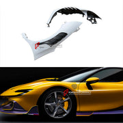 DRY CARBON FRONT FENDERS for FERRARI SF90 STRADALE SPIDER 2019+ FORZA PERFORMANCE custom fit Mansory Style

Set includes:
Front Fenders

Material: Dry Carbon

NOTE: Professional installation is required.