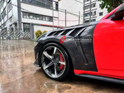 DRY CARBON FRONT FENDERS FOR FORD MUSTANG GTD 2025+ Forza Performance custom fit buy Langyu&ZLO style design