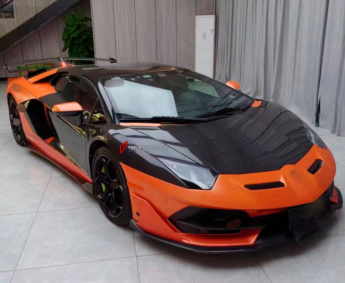 DRY CARBON Front Fenders for Lamborghini Aventador LP700 LP720 LP750 2011 - 2022
Set includes:

Front Fenders
Material: Dry Carbon

NOTE: Professional installation is required.