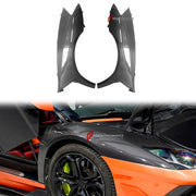 DRY CARBON Front Fenders for Lamborghini Aventador LP700 LP720 LP750 2011 - 2022
Set includes:

Front Fenders
Material: Dry Carbon

NOTE: Professional installation is required.
