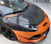 DRY CARBON Front Fenders for Lamborghini Aventador LP700 LP720 LP750 2011 - 2022
Set includes:

Front Fenders
Material: Dry Carbon

NOTE: Professional installation is required.